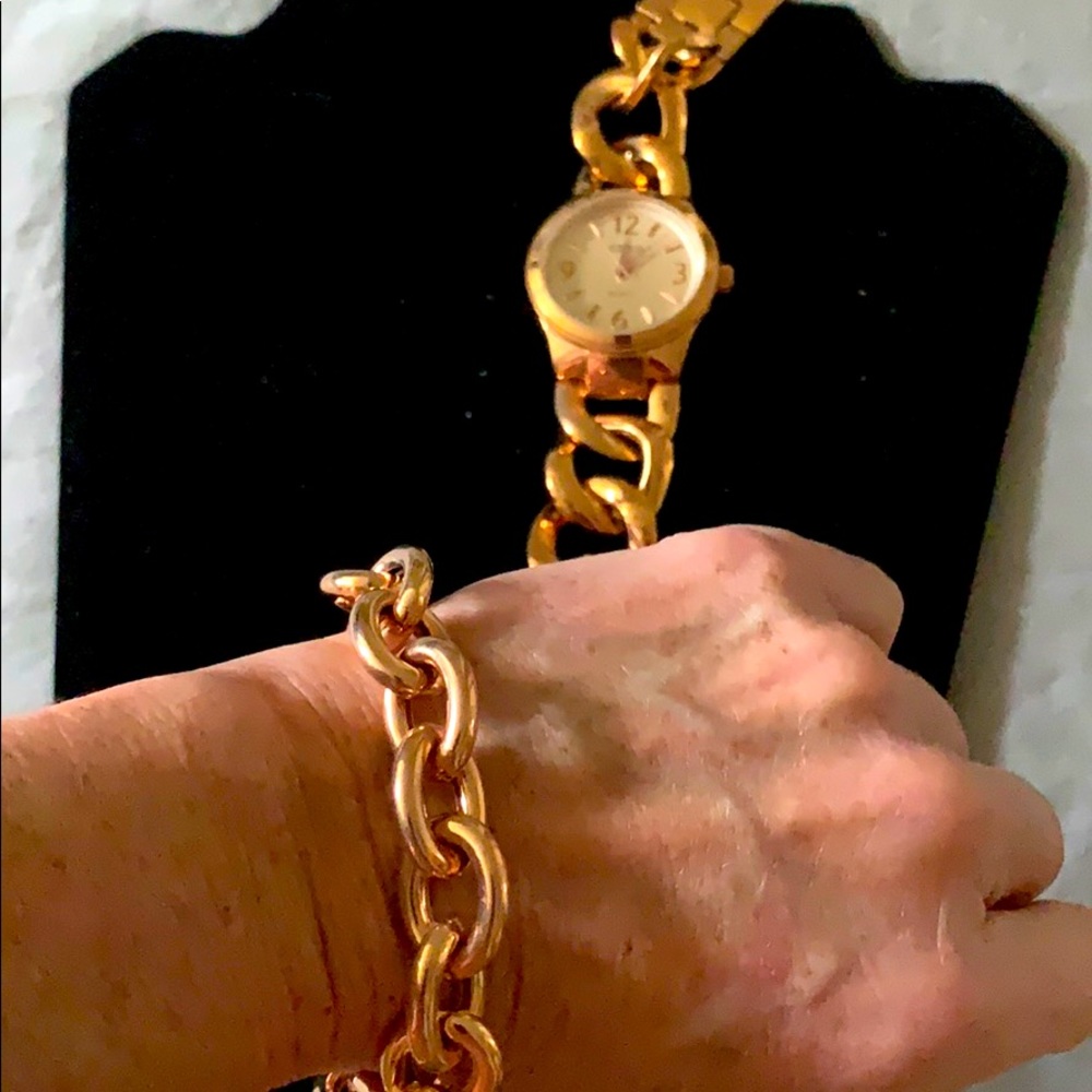 RJ Graziano Watch & rolo italy bracelet Set euc 7” - Picture 12 of 14